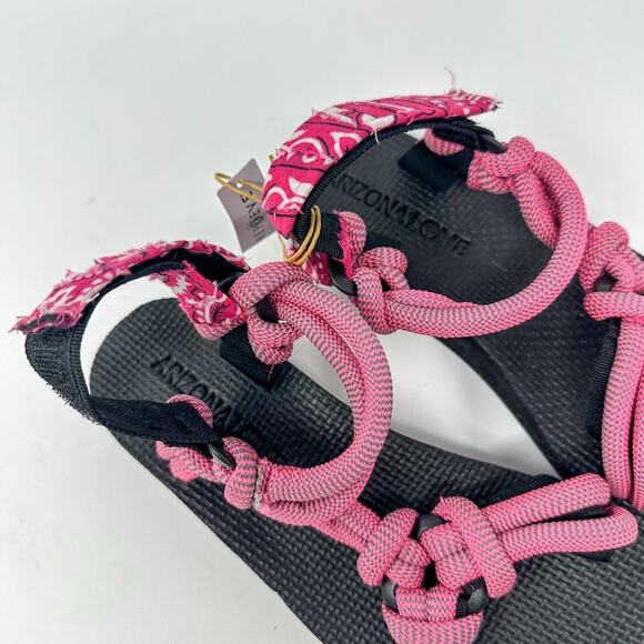 BRAND NEW Arizona Love Trekky Rope Pink Sandals, New with Tags Size 38 MSRP $140 - Picture 9 of 13